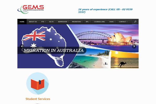 gemsaustralia.com.au site used Gems