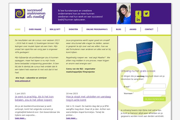 WordPress website example screenshot