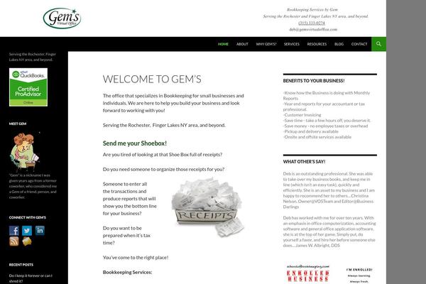 Site using Facebook Like Box plugin