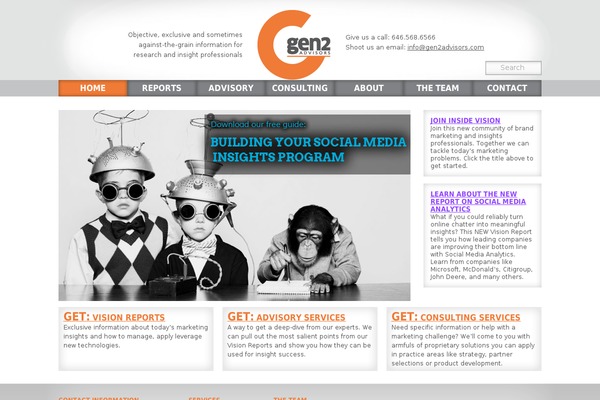 gen2 WordPress theme, websites list used gen2 theme gen2 theme websites examples