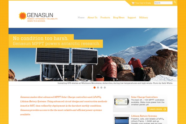 genasun.com site used Smart-home