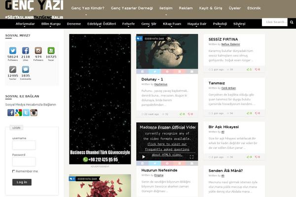 gencyazi.com site used Gencyazi