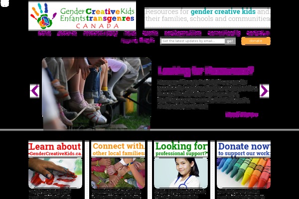 gendercreativekids.ca site used Gendercreative