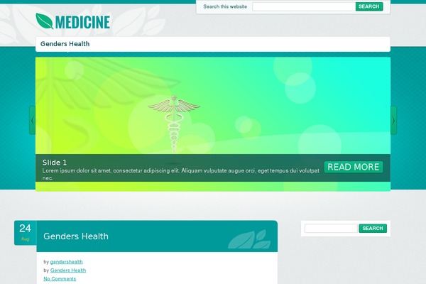 gendershealth.com site used Medicine
