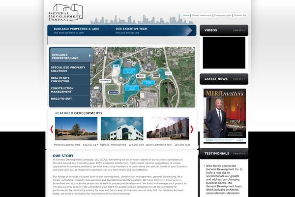 WordPress website example screenshot