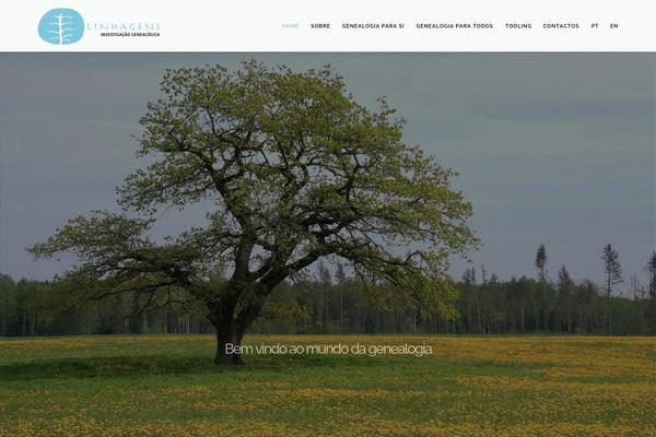 Brooklyn theme site design template sample