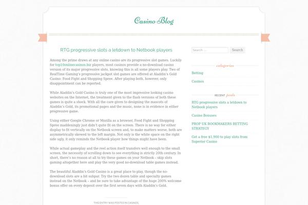 WordPress website example screenshot