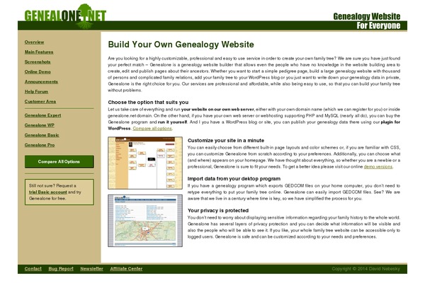 genealone.net site used Genealone-13v3