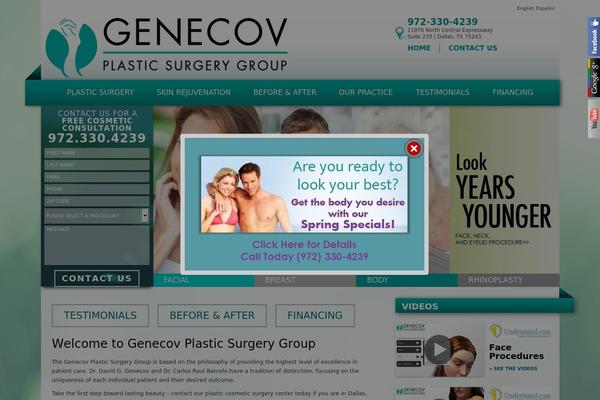 genecovplasticsurgery.com site used Genecov