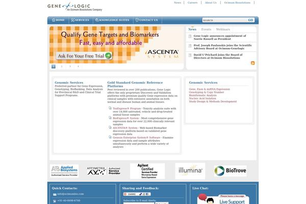 WordPress website example screenshot