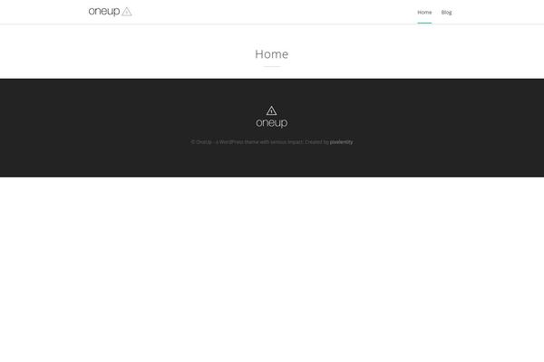 Oneup theme site design template sample
