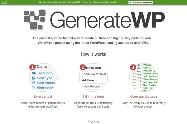 generatewp.com site used Gwp