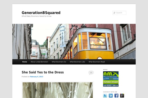 generationbsquared.com site used Twenty Eleven