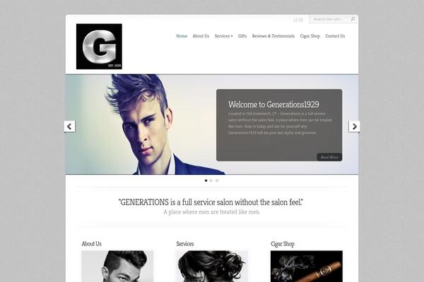 Chameleon theme site design template sample