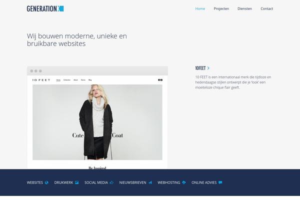WordPress website example screenshot