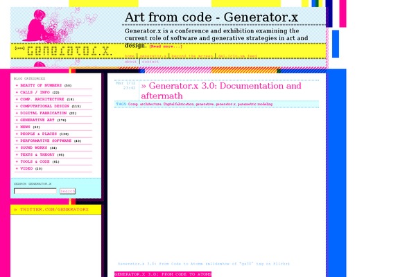 Generator theme site design template sample