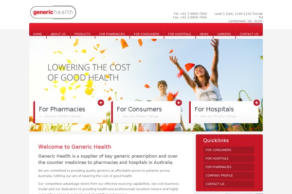 generichealth.com.au site used Ivm-theme