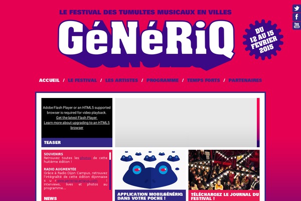 generiq-festival.com site used Generiqfestival