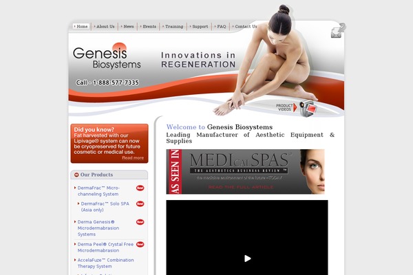 genesisbiosystems.com site used Gbs