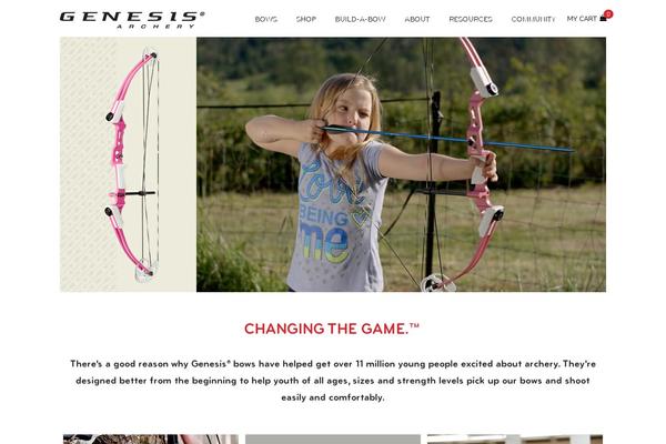 genesisbow.com site used Genesis-archery