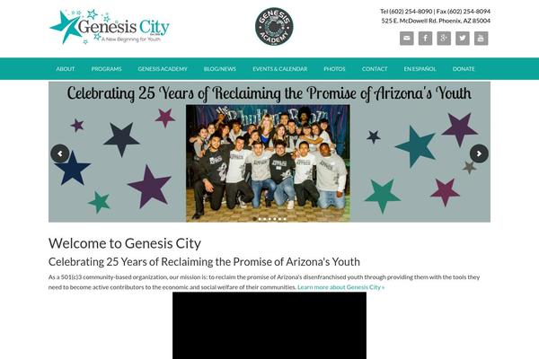 genesiscity.org site used Outreach Pro