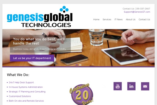 WordPress website example screenshot