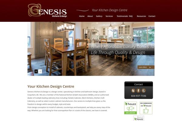 genesiskitchens.ca site used Genesiskitchens