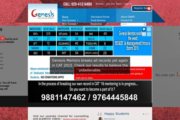 Genesis theme site design template sample