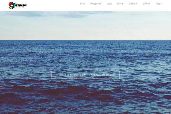 Visia theme site design template sample