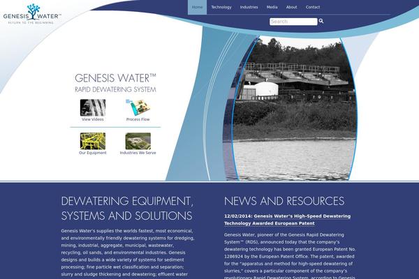 genesiswater.com site used Custom
