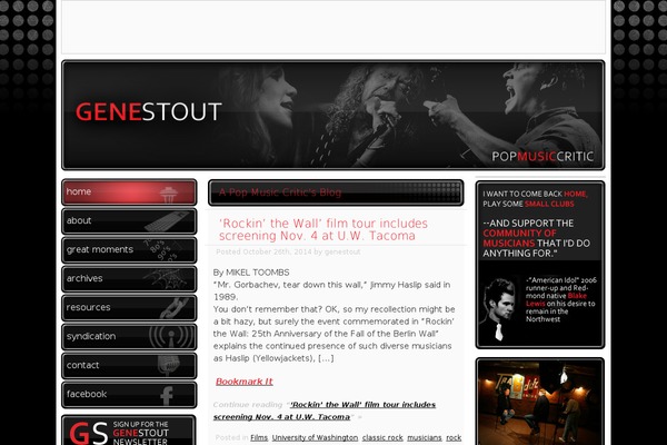 genestout.com site used Music-freak-pro
