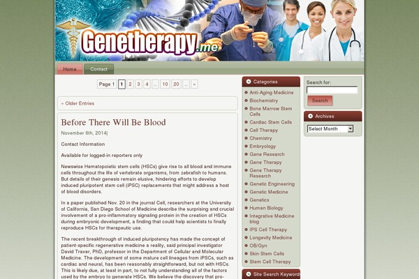 genetherapy.me site used Medicalblog