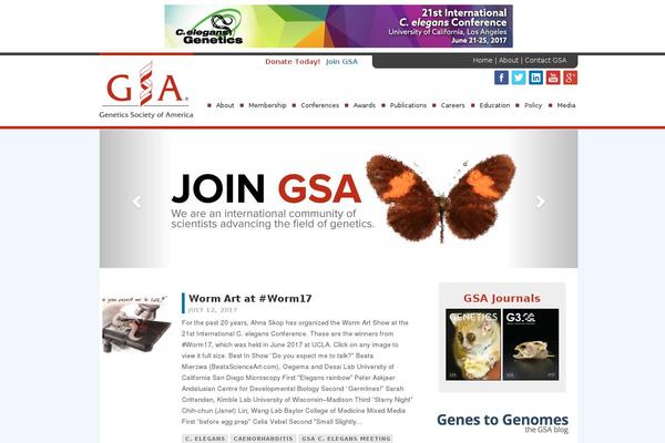 genetics-gsa.org site used Gsa