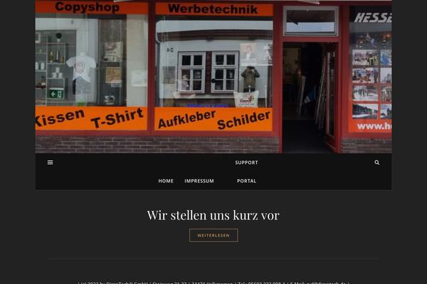 WordPress website example screenshot