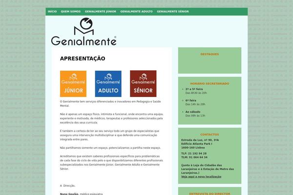 genialmente.pt site used Biztech