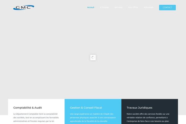 Accounting theme site design template sample