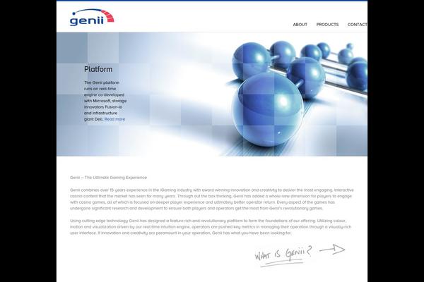 genii.com site used Jazzmaster