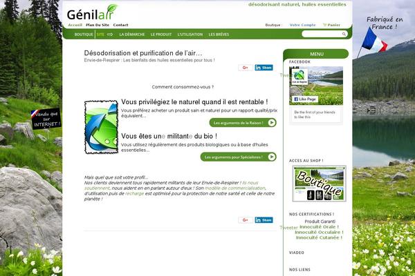 genilair.com site used Genilair