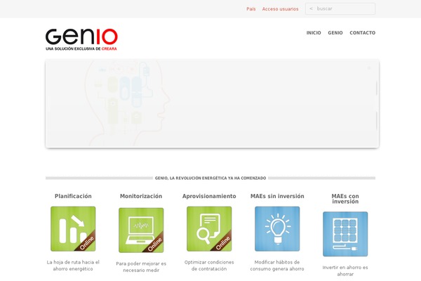 genio.pro site used Genio