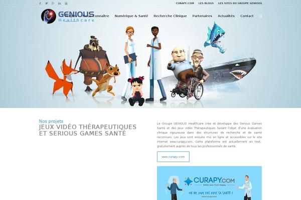 genious-healthcare.com site used Enfold3.0
