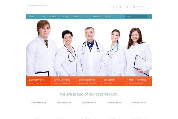 Healthpress Theme theme site design template sample