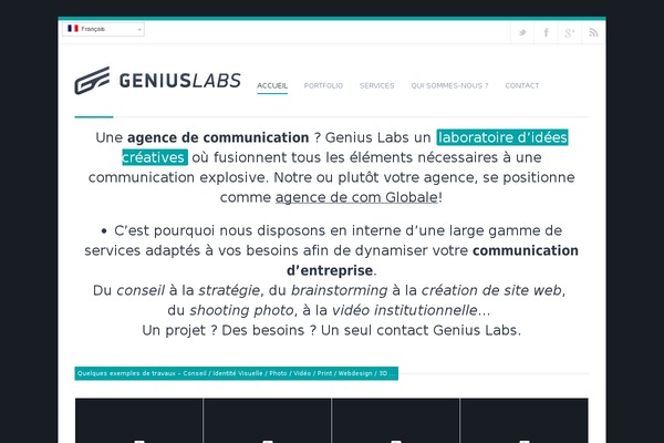 genius-labs.com site used Angular