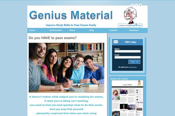 genius-material.com site used Thrive-theme-child-2
