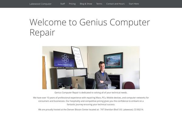 geniuscomputerrepair.com site used SlResponsive