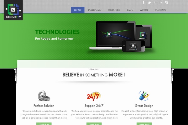 Thu theme site design template sample