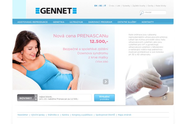 gennet.cz site used Gennet