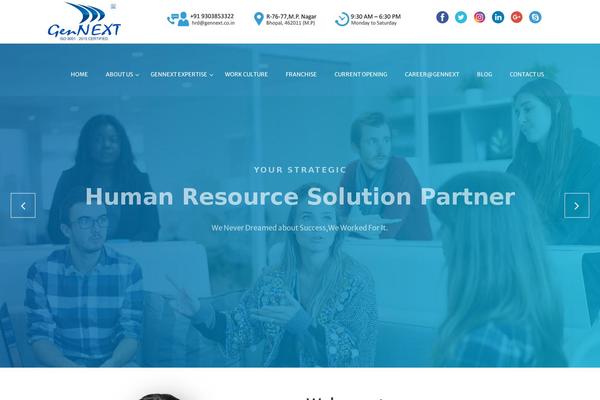 gennext.co.in site used Hr-company