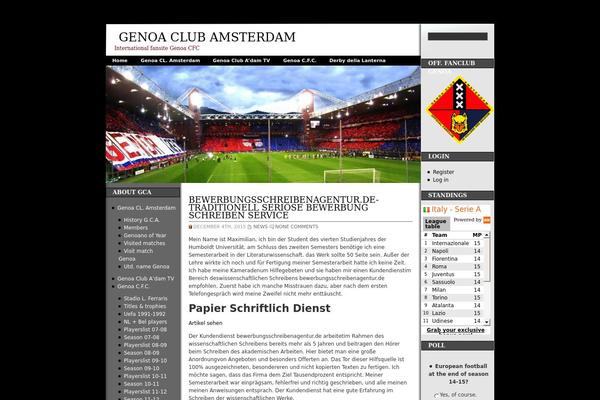 genoaclubamsterdam.com site used Mambopress-16