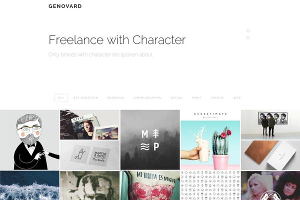 GridStack theme site design template sample