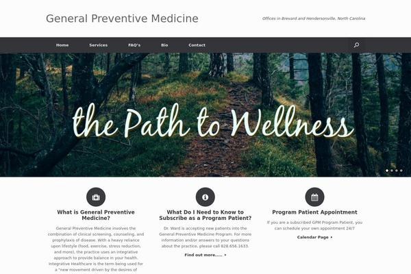 WordPress website example screenshot
